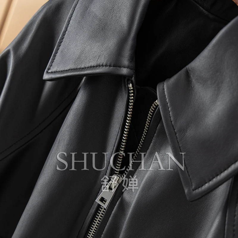 Женская кожаная куртка из овчины - Фотография_4