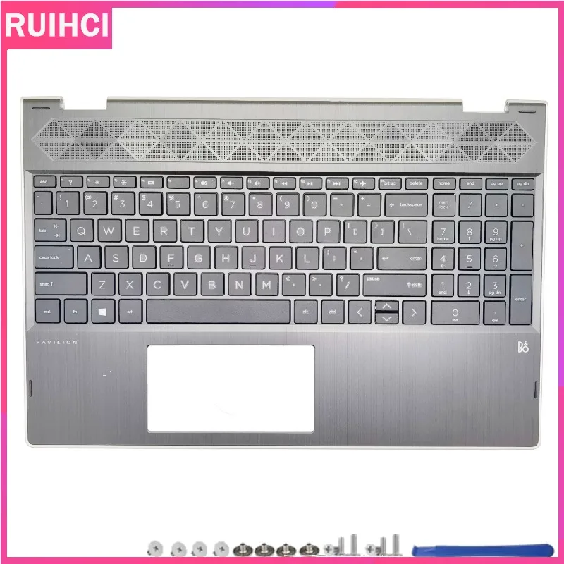 Для pavilion x360 15-cr tpn-w132 новая задняя крышка жк-дисплея - Фотография_5