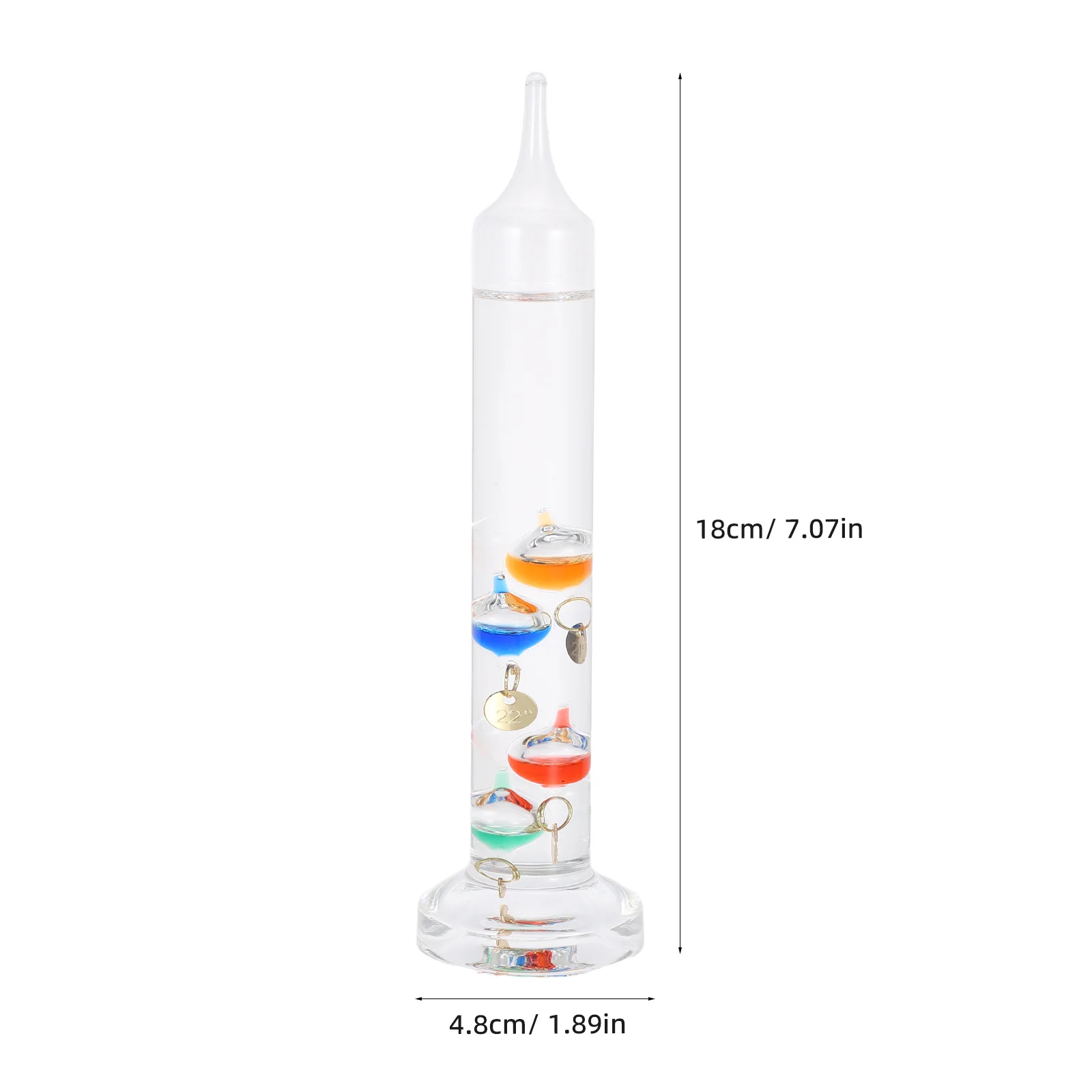 Galileo термометр стеклянный плавающий - Фотография_5