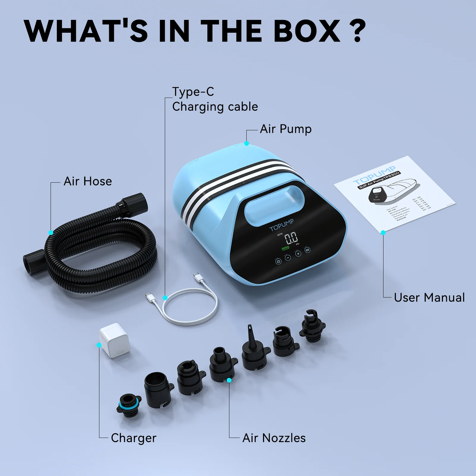 Электрический 5200 мач 20psi надувной - Фотография_6