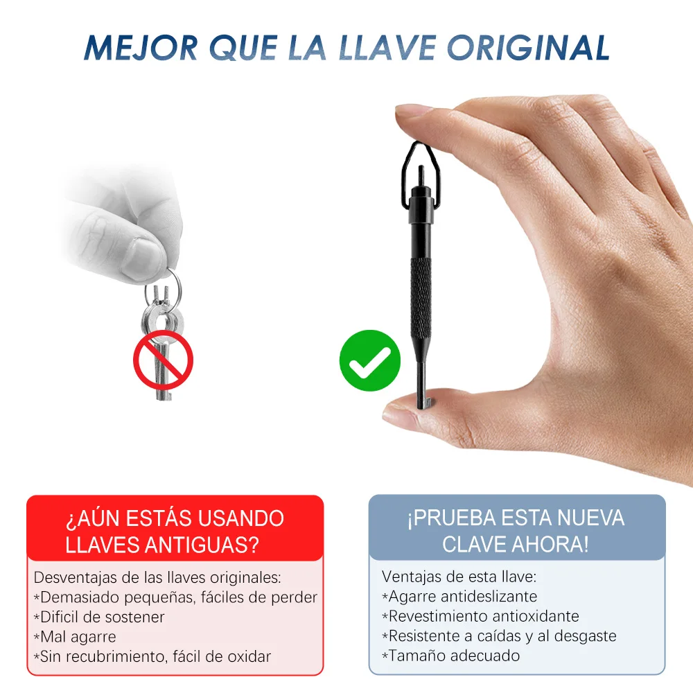 【aokye】универсальный ключ для наручников (черный) - Фотография_4