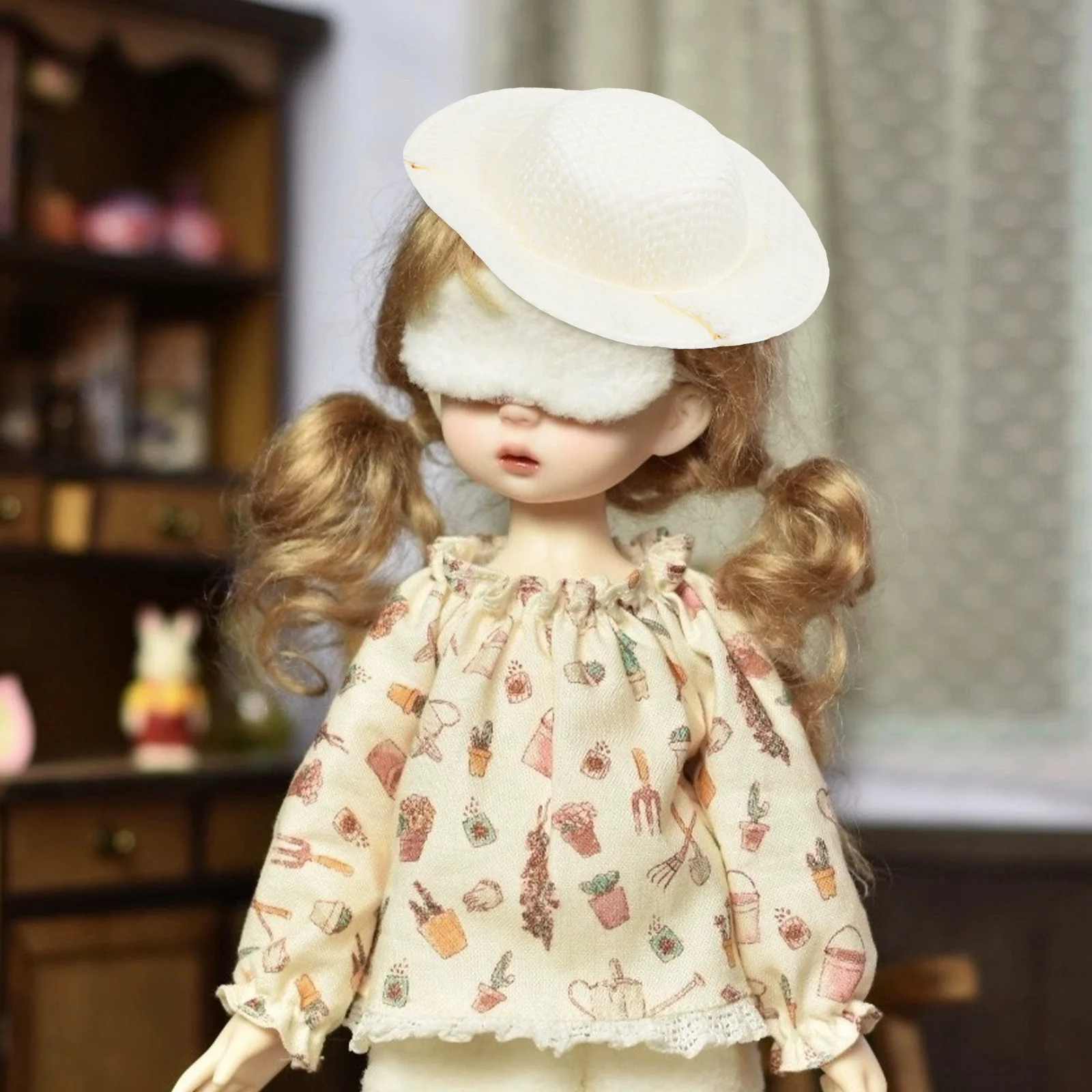 Мини-шапки с имитацией соломы - Фотография_5