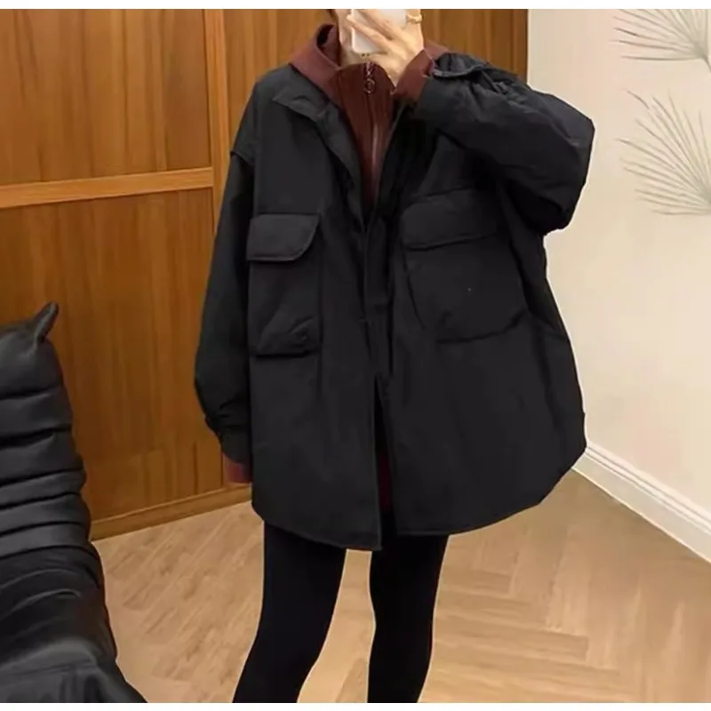 Свободный повседневный пуховик - Фотография_2