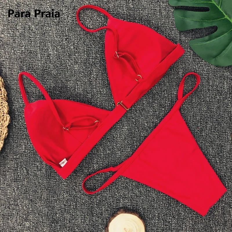 Para praia однотонный комплект - Фотография_6