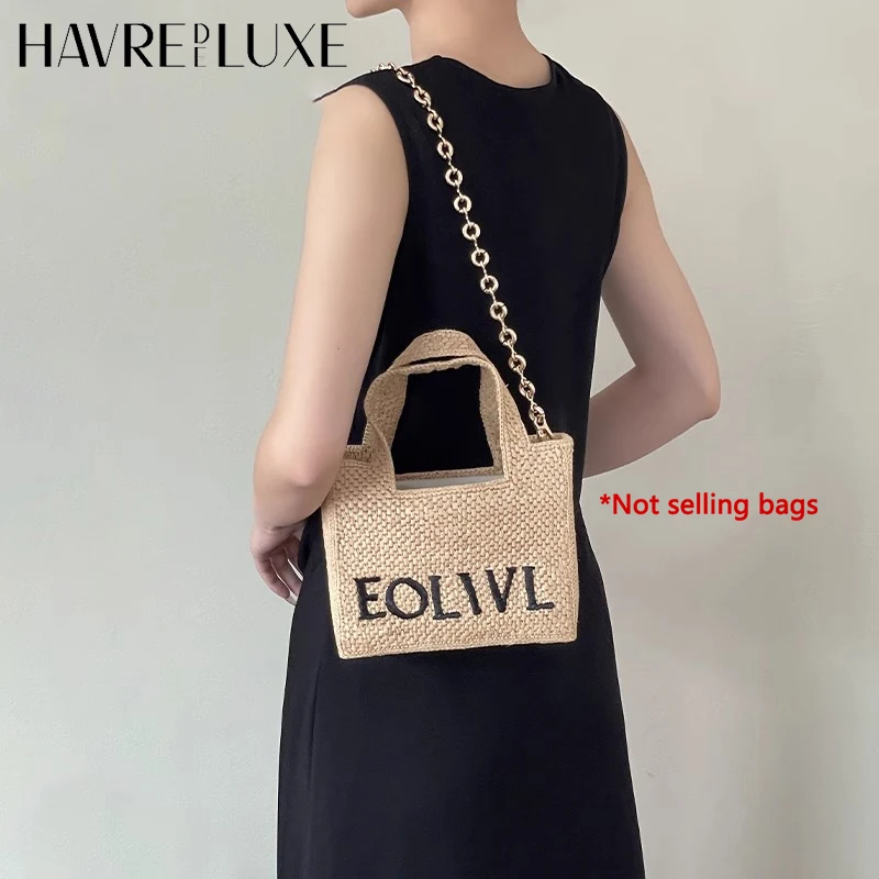 Соломенный тканый ремешок-цепочка для сумки lew fashion - Фотография_2