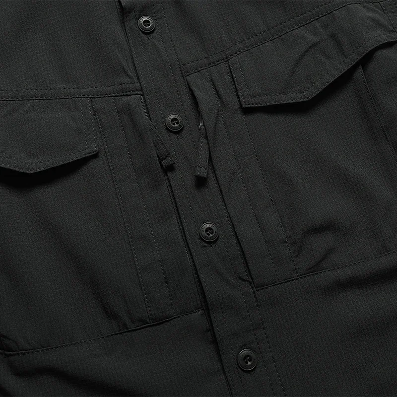 Весенне-осенняя мужская рубашка с длинными рукавами - Фотография_5