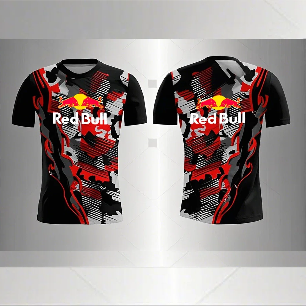 Новая модная мужская футболка red bull racing с 3d принтом
