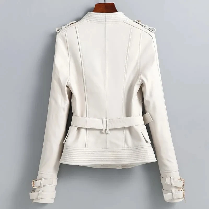 Женские импортные куртки из 100% натуральной кожи из овчины - Фотография_3