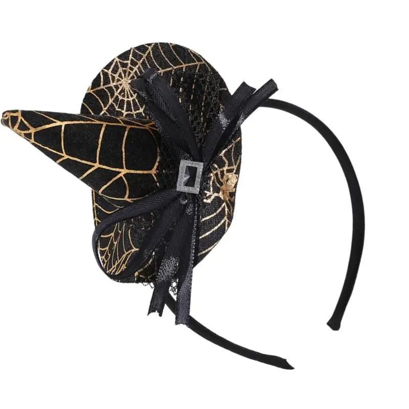 39bd spiderweb pattern witch hat - Фотография_2