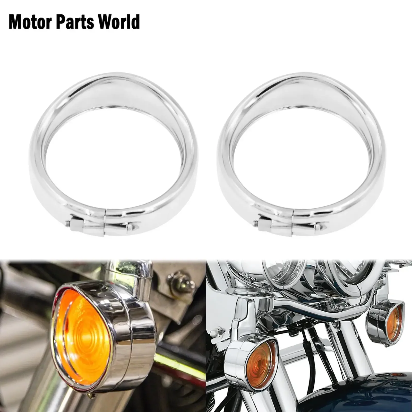 Хромированный козырек мотоцикла