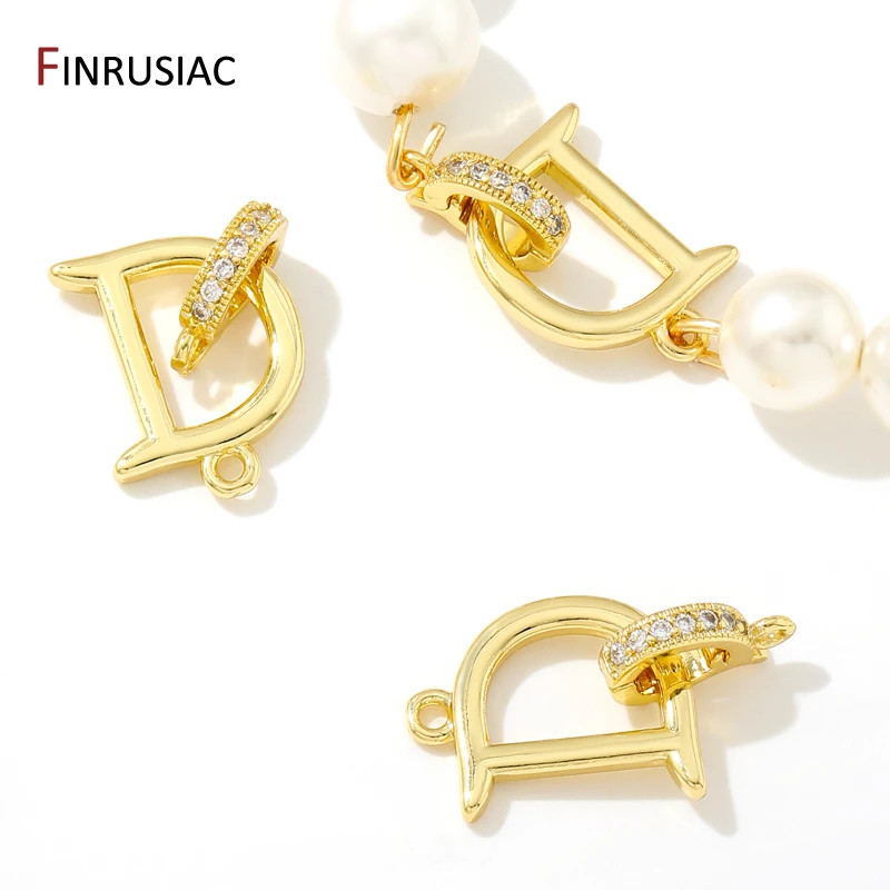 18-каратное позолоченное латунное застежка для замка для браслетов