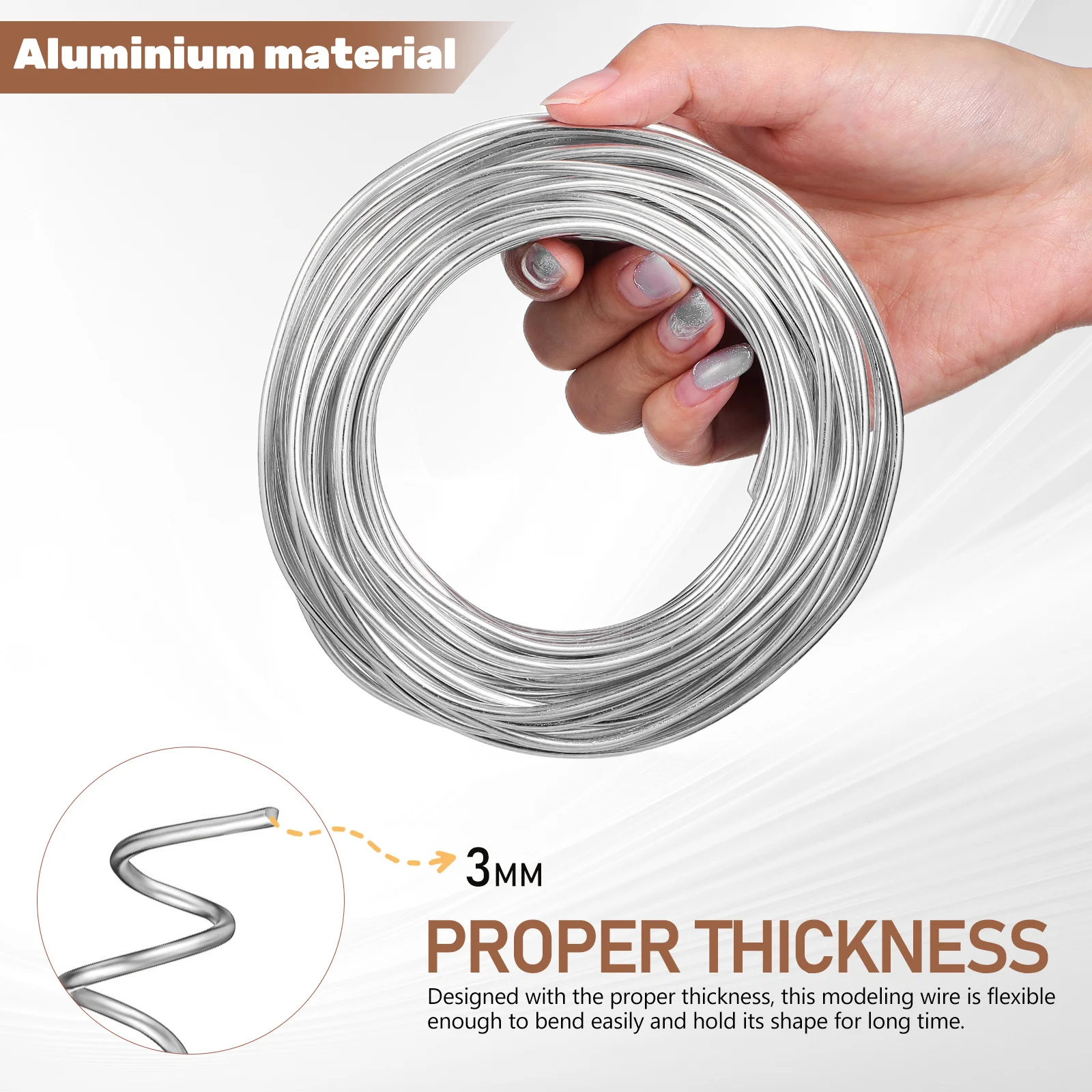 1 рулон гибкой алюминиевой цветочный - Фотография_5