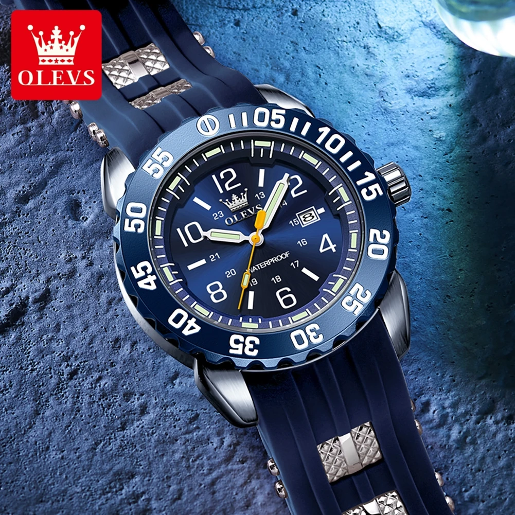 Часы olevs 3688, оригинальные роскошные - Фотография_3