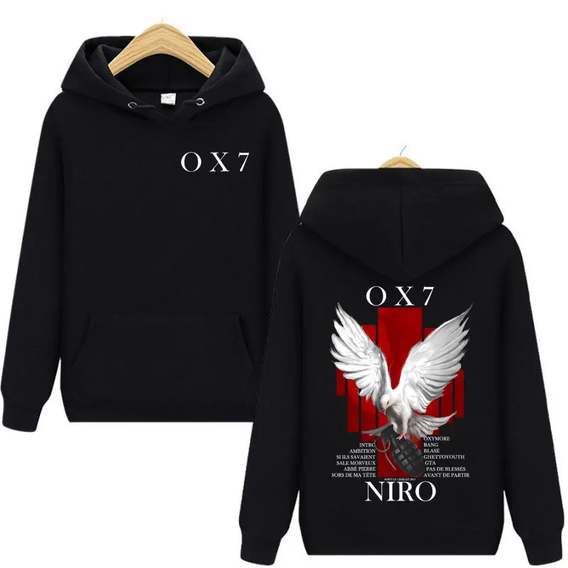 Рэпер niro ox7 album merch толстовка