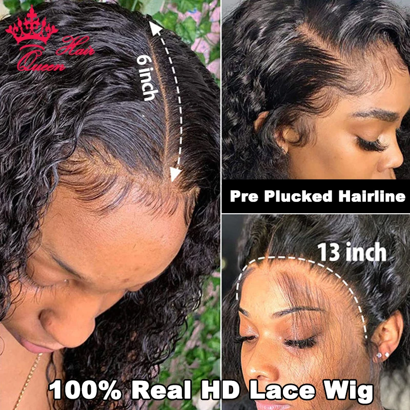 Real invisible hd lace wigs deep - Фотография_2