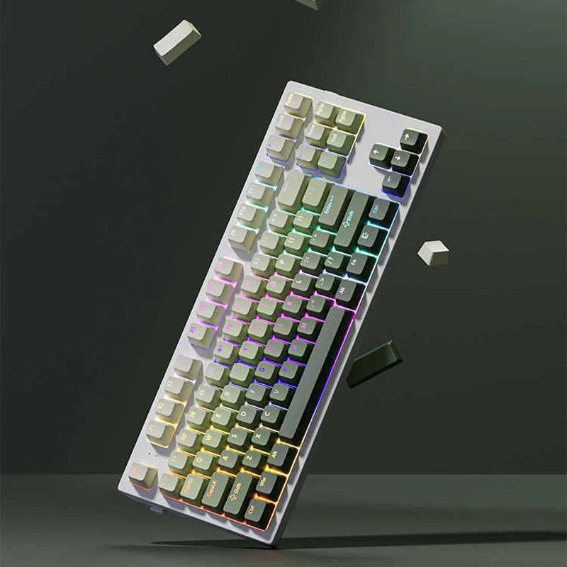 Колпачки клавиш green grape с верхней подсветкой и rgb-подсветкой - Фотография_2
