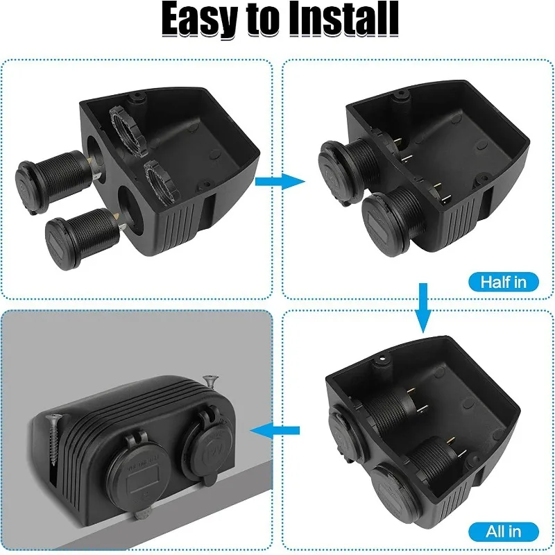 Панель автомобильного зарядного устройства в стиле палатки - Фотография_4