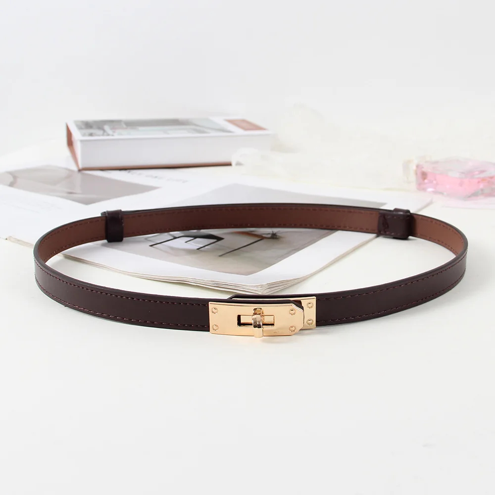 Женский тонкий регулируемый ремень — корейский стиль - Фотография_6