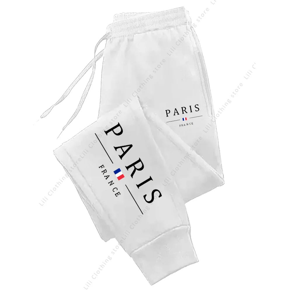 Мужские брюки paris с буквенным графическим принтом - Фотография_2