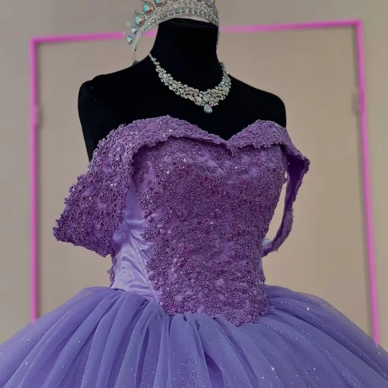 Блестящие темно-фиолетовые платья - Фотография_2