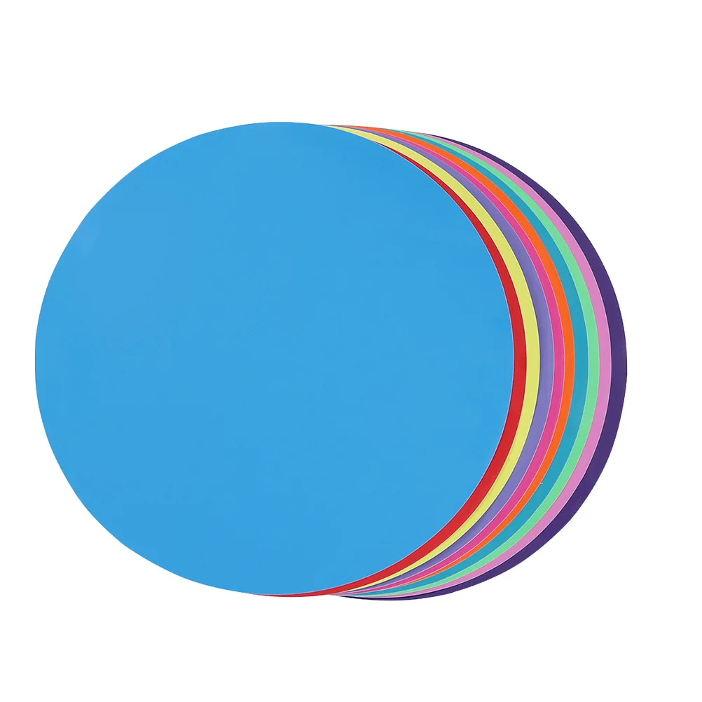 Красочные сухие стираемые круги - Фотография_6