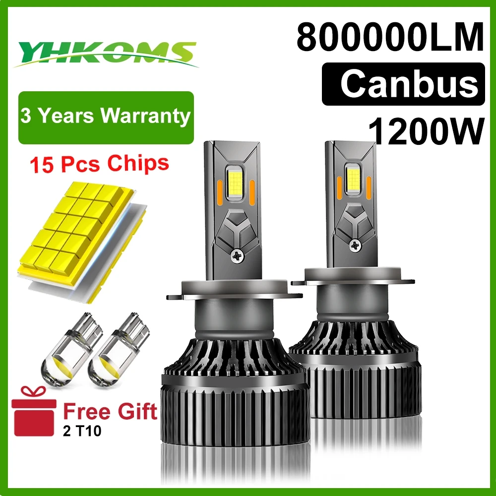 800000 lm canbus h4 h7 h1 led h8