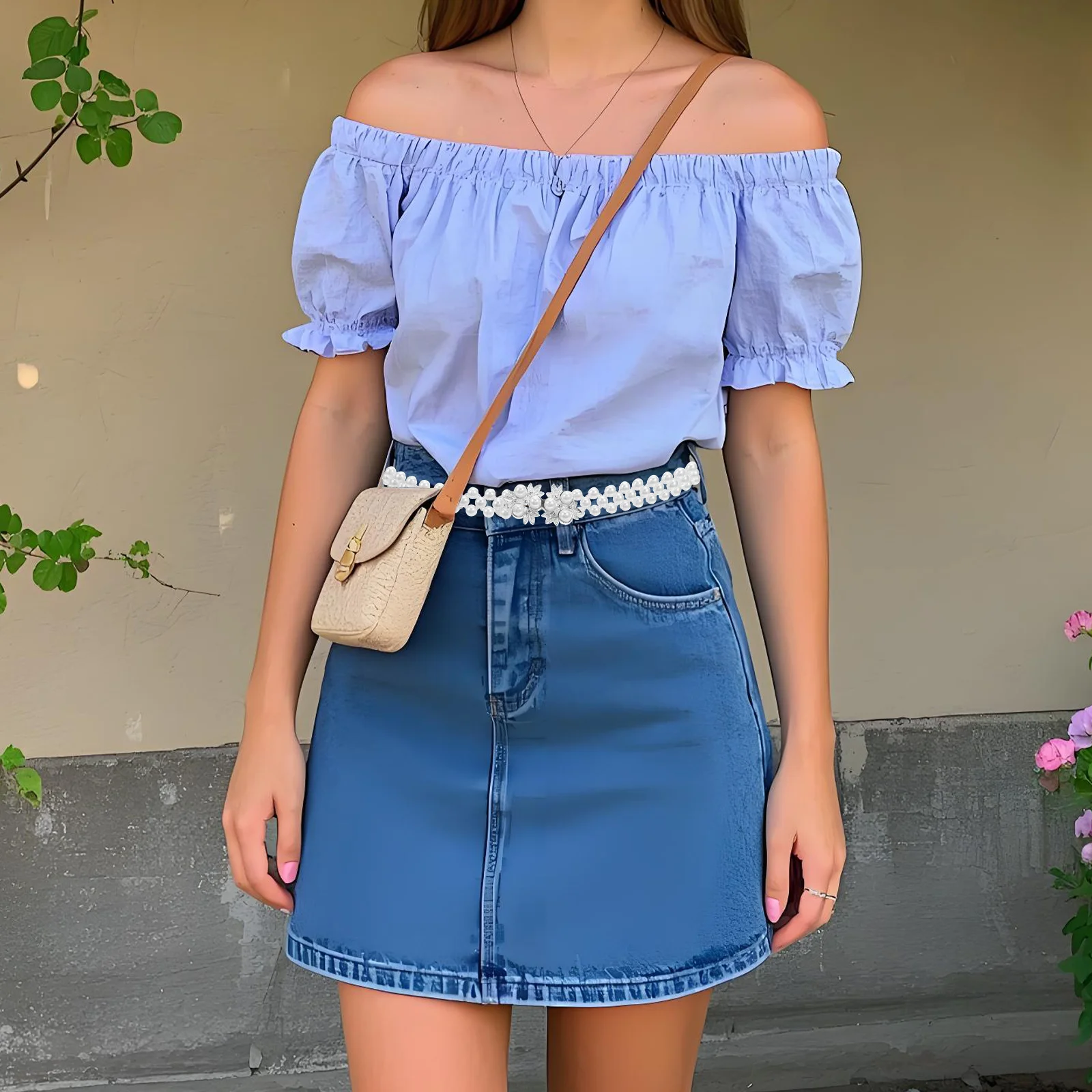 Пояс со стразами и жемчугом - Фотография_5