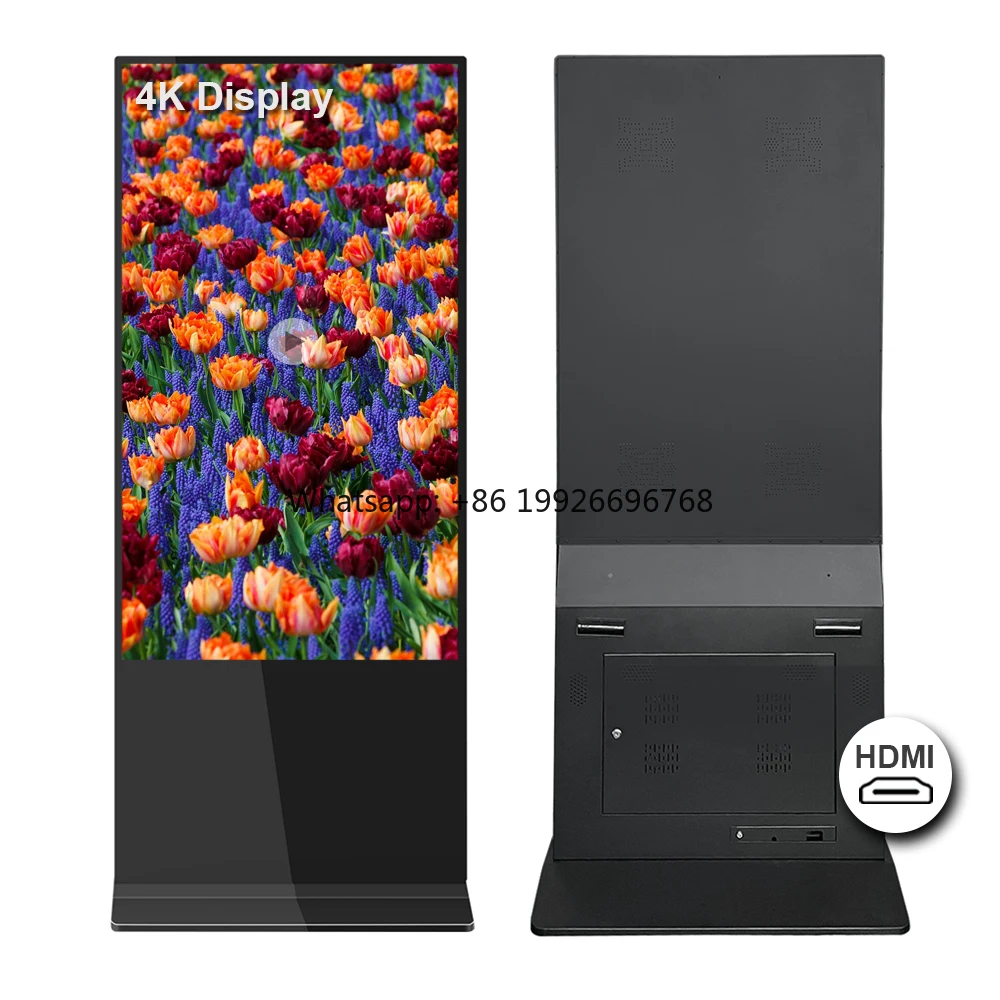 55 inch vertical advertising 4k