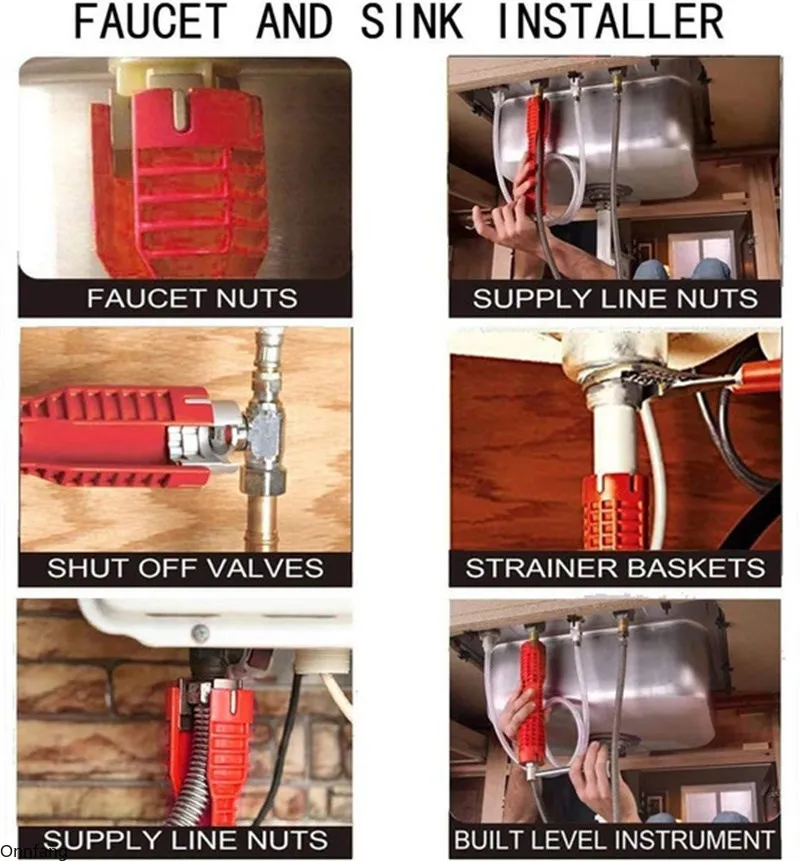 Гаечный ключ 8 в 1 для монтажный ключ и радиатора - Фотография_6