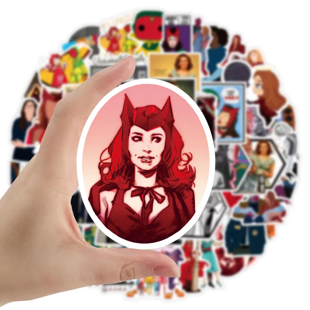 Наклейки disney marvel wanda vision для детей