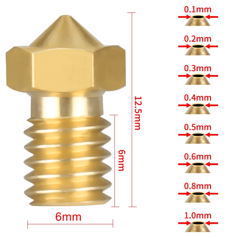 Оптовая продажа e3d v6 v5 3d-принтер hotend сопло 1 - Фотография_4