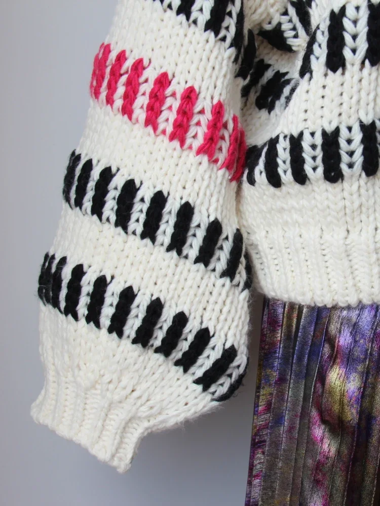 Женский разноцветный полосатый - Фотография_6