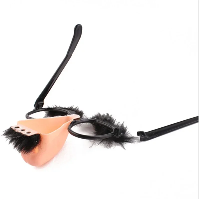 Хэллоуин маскировка усы очки контрастные - Фотография_5