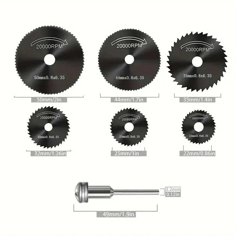 Набор из 6 лезвий для резки металла - Фотография_4
