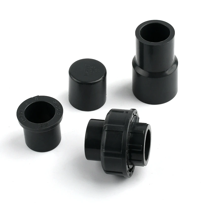 16 мм серые фитинги для труб из пвх - Фотография_3