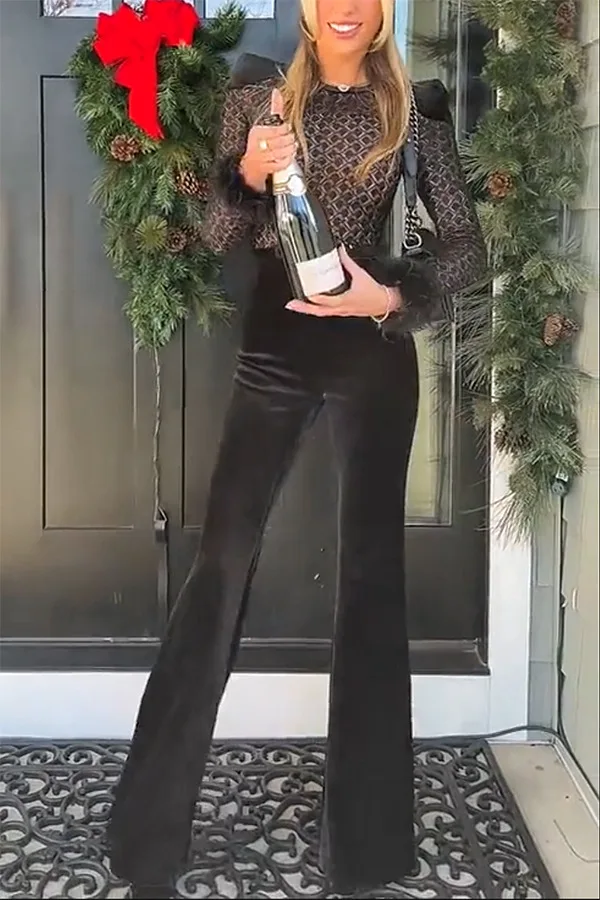 Осенне-зимний новый канарский комбинезон с длинными рукавами ins - Фотография_6