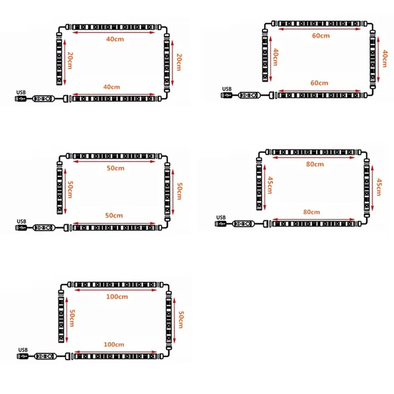 Usb светодиодная лента 5050 rgb - Фотография_2