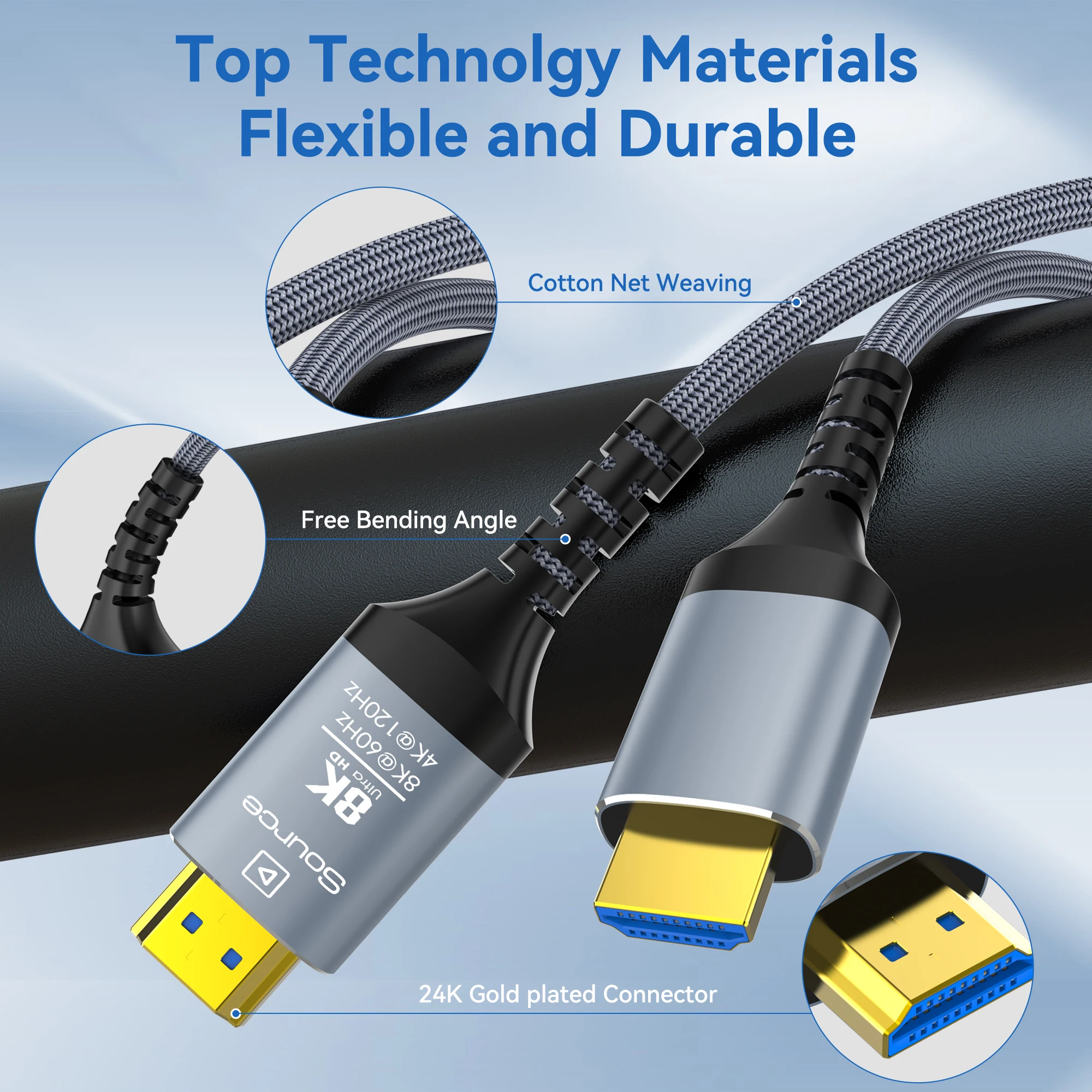 Оптоволоконный кабель 8k hdmi 2 - Фотография_3
