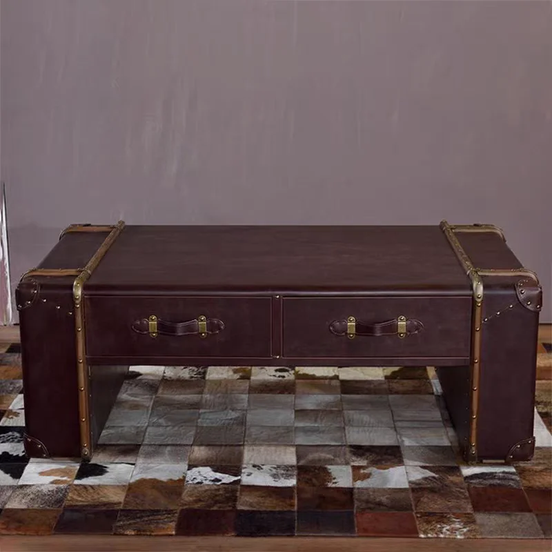 Журнальный столик-чемодан в американском стиле - Фотография_3