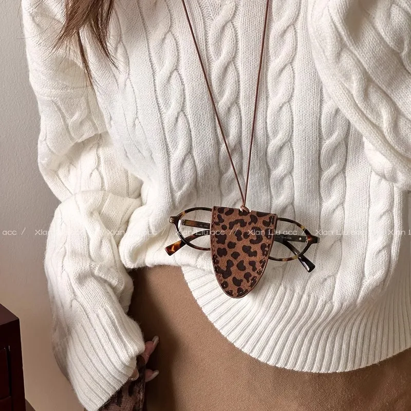 Леопардовая сумка для хранения очков - Фотография_6