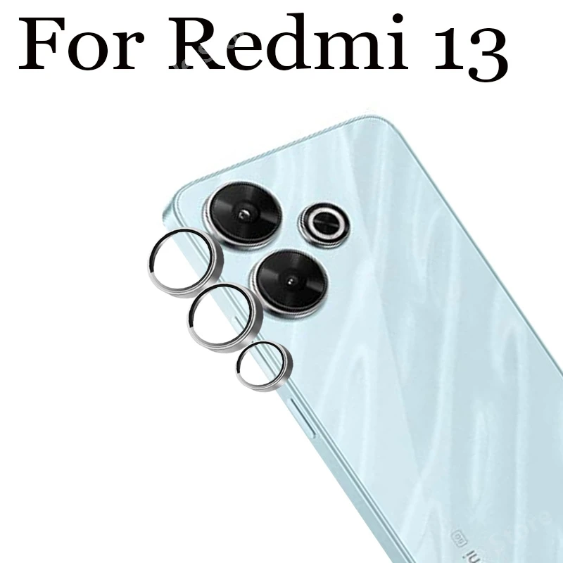 Металлическая защита объектива камеры для redmi 13 4g