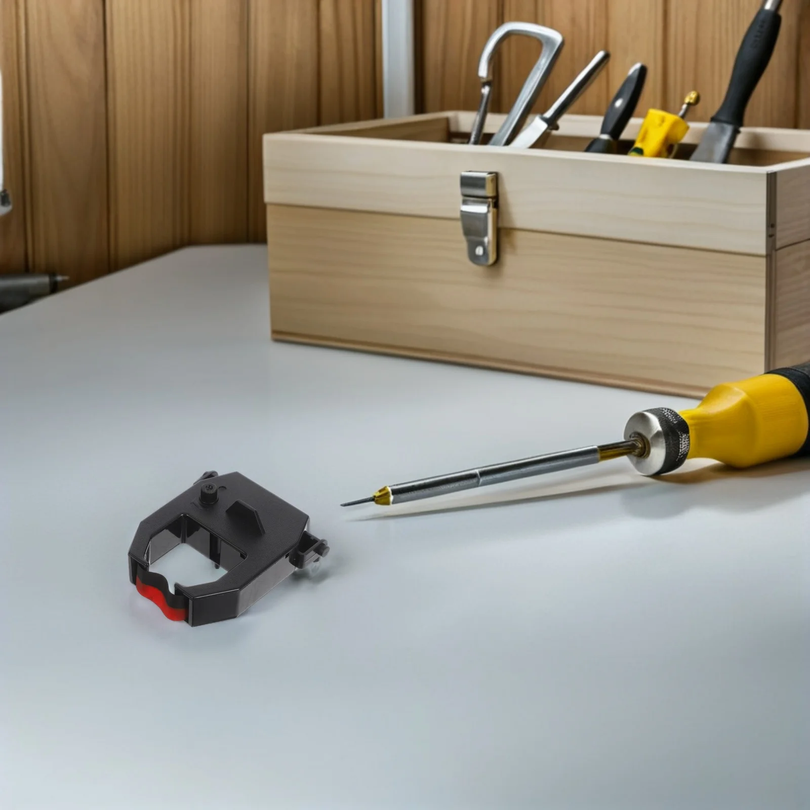 Замена ленты для часов для машин посещаемости - Фотография_3