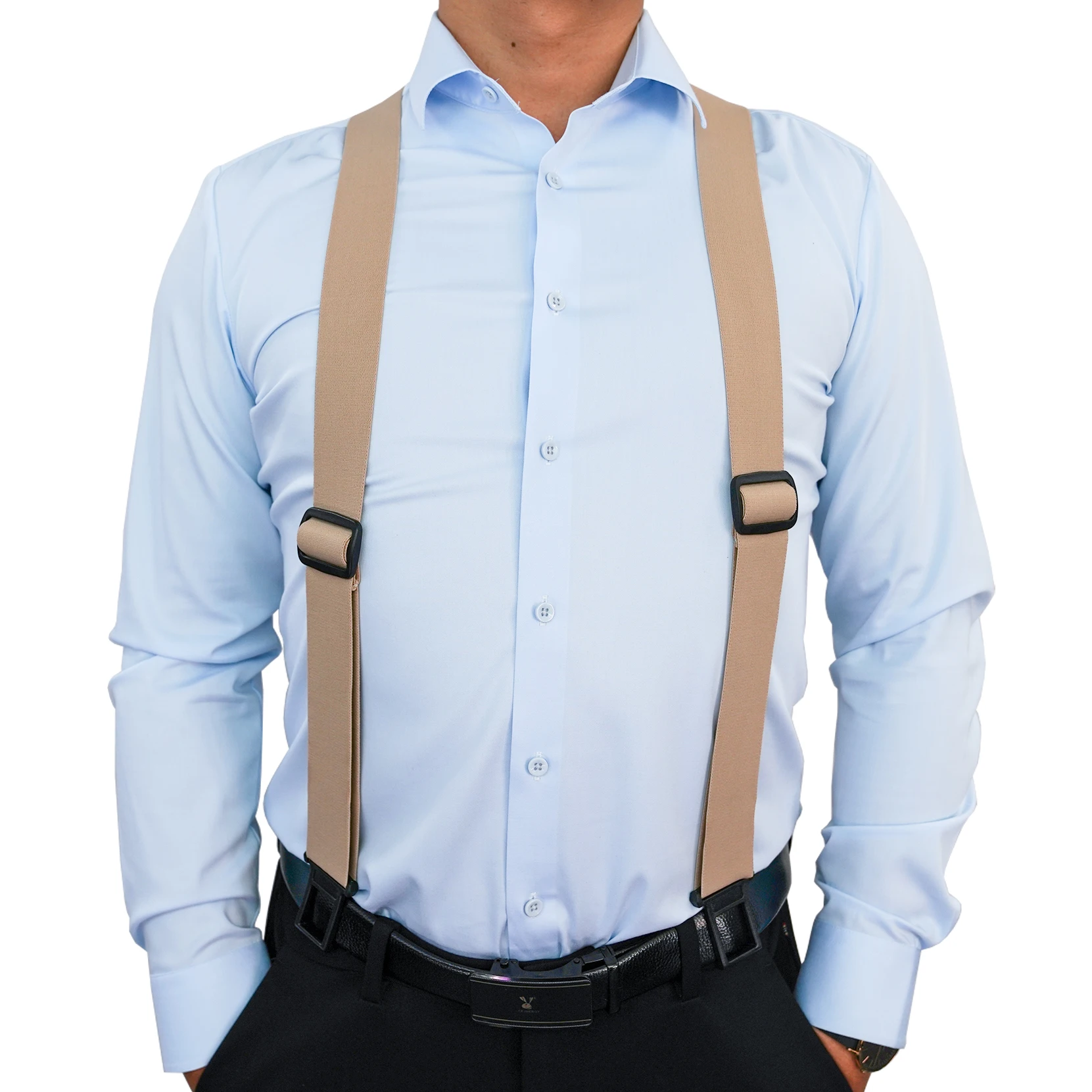 Мужские регулируемые подтяжки kunn с крючком диагональю 1 - Фотография_3