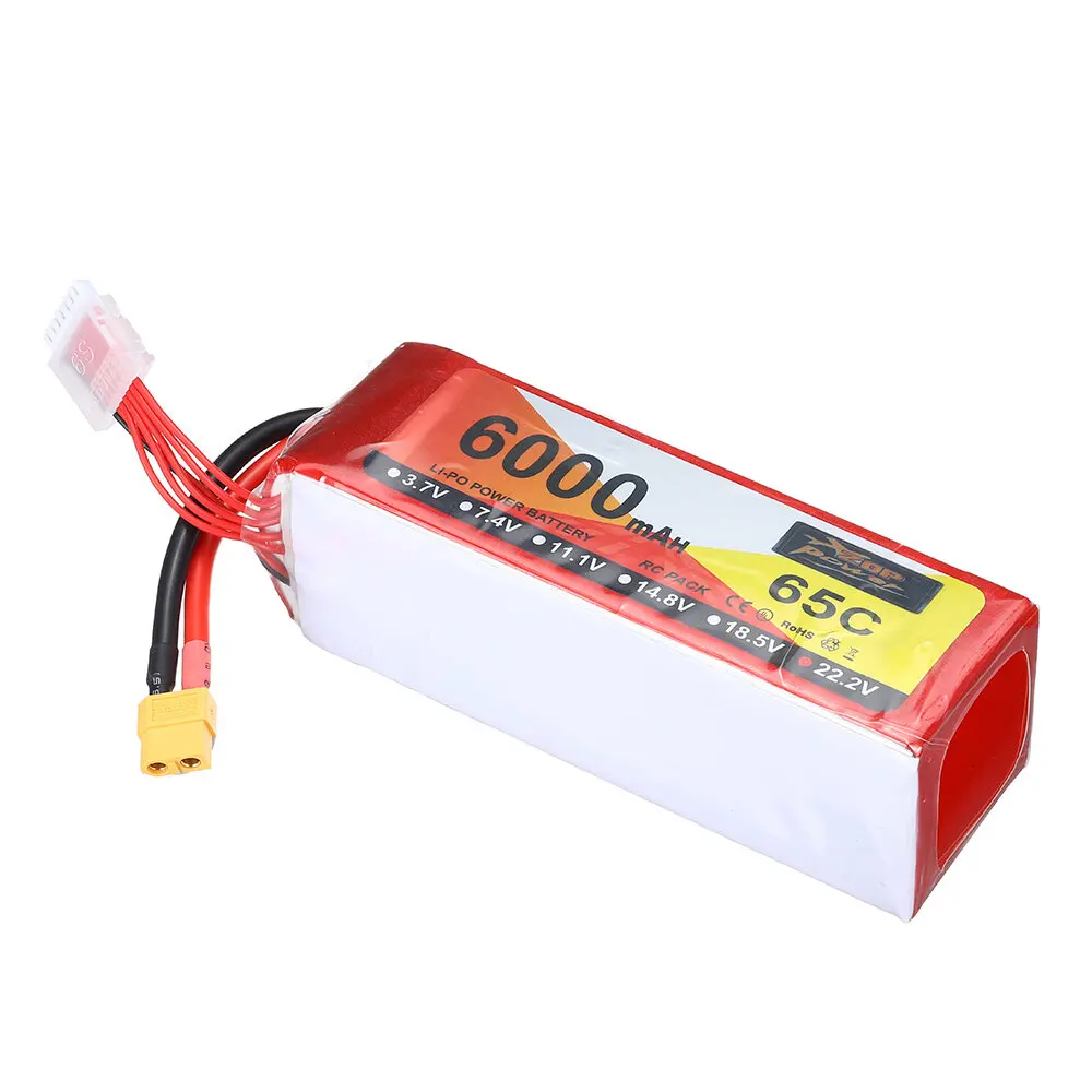 Zop power 22,2 v 6000mah 65c 6s