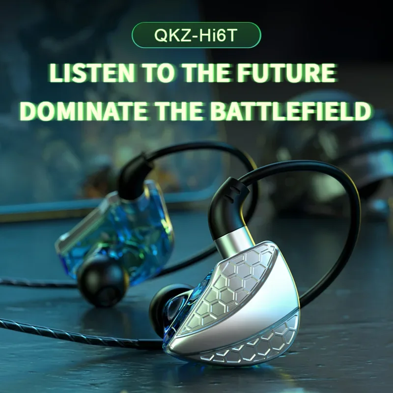 Qkz hi6t наушники-вкладыши студийные