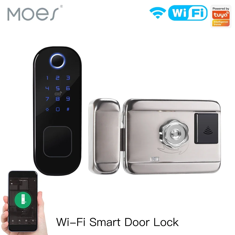Moes wifi tuya умный замок дверной
