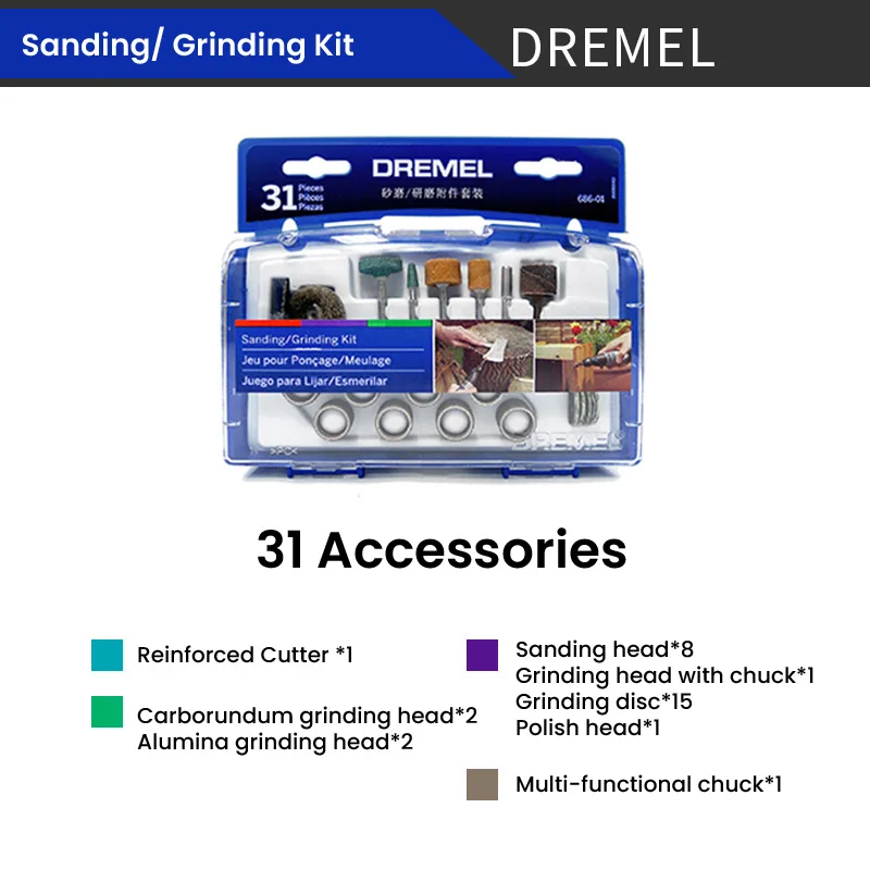 Набор аксессуаров для шлифования dremel - Фотография_4