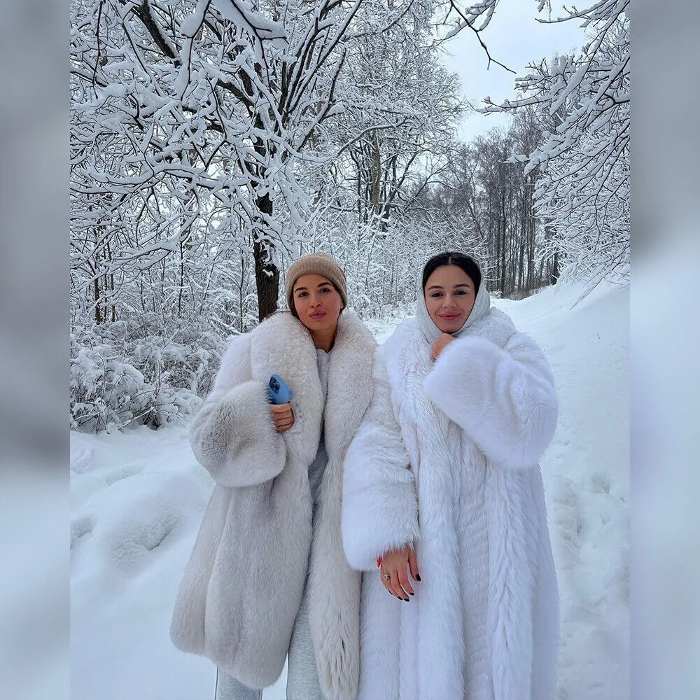 Роскошное женское пальто из натурального - Фотография_2