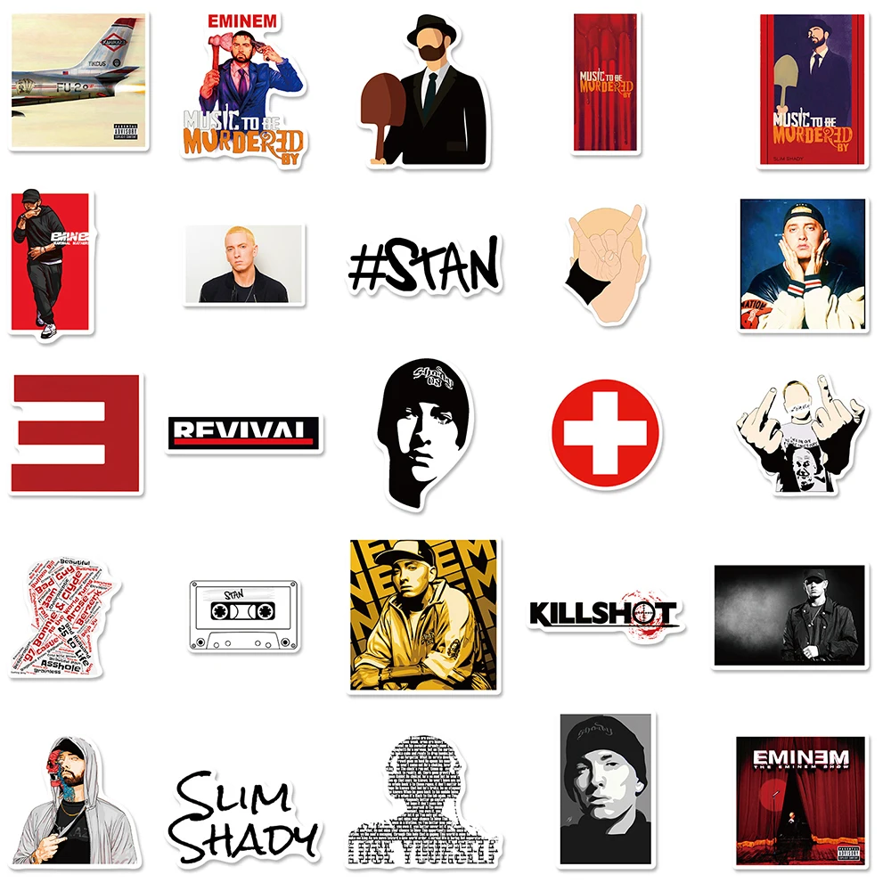Популярные наклейки eminem rapper - Фотография_4