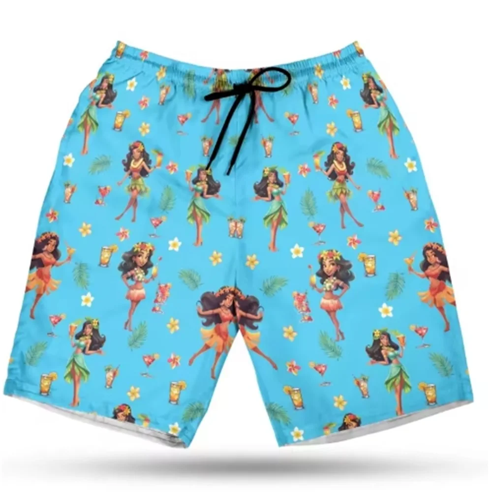 Летние мужские повседневные пляжные шорты - Фотография_2